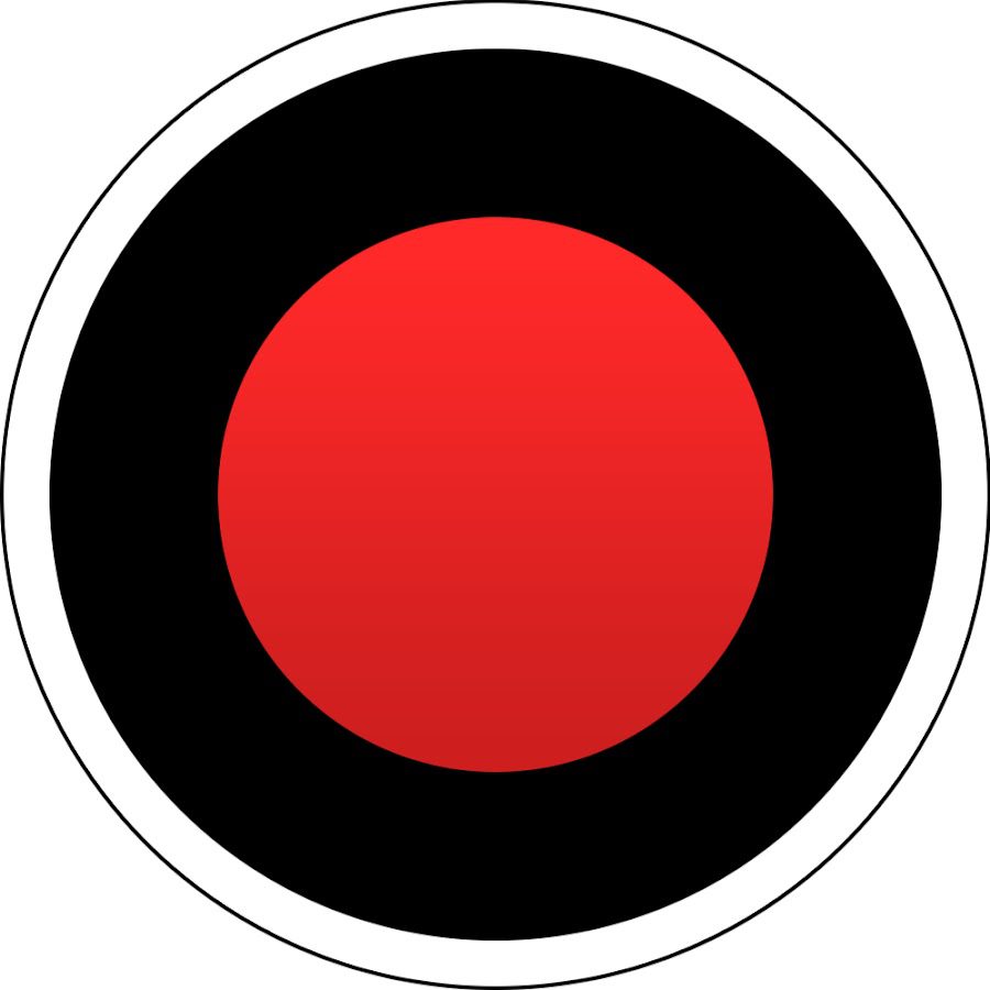 A Red Circle With A Black Dot In The Center. Alt Text: &Quot;Red Circle With Black Dot - Bandicam Crack Free Download.