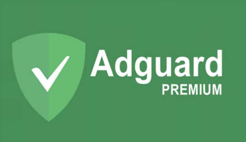 1. Adguard Premium Logo On Green Background, Representing Adguard Ad Blocker Mod Apk.