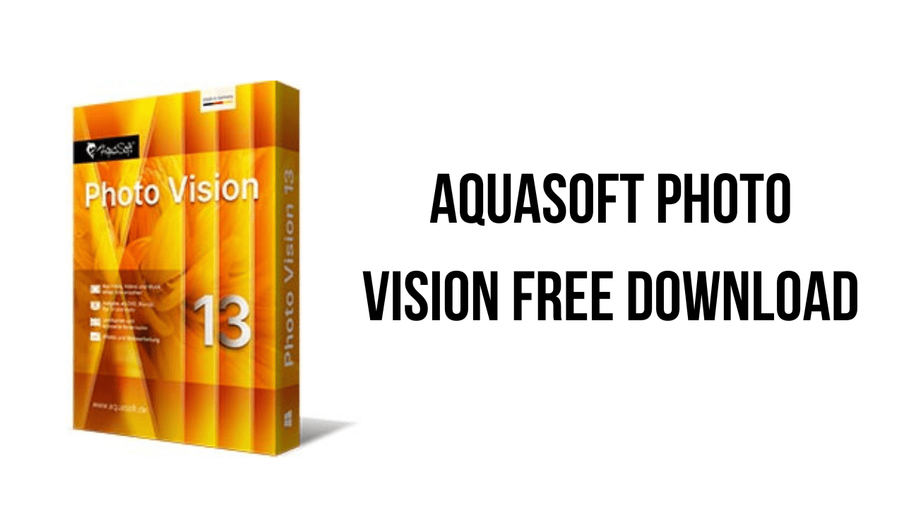 Aquasoft Photo Vision Crack: A Software For Editing And Enhancing Photos With Advanced Features.