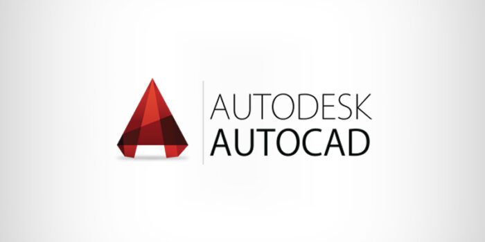 Version 1: Logo Of Autodesk Autocad Software, Featuring The Iconic Design With The Text &Quot;Autodesk Autocad Crack&Quot;.