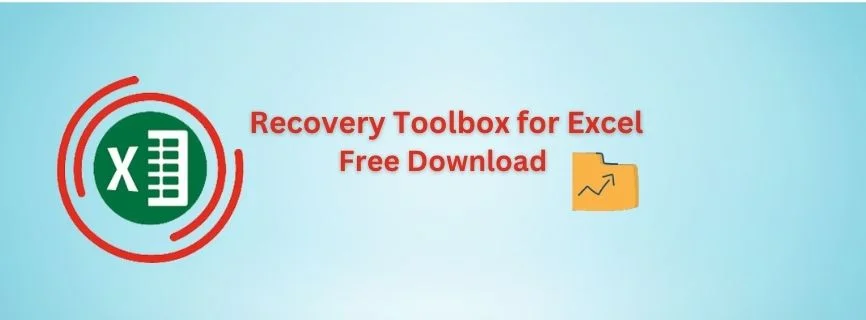 The Logo For Excel In Red And Green With The Text &Quot;Recovery Toolbox For Excel&Quot;.