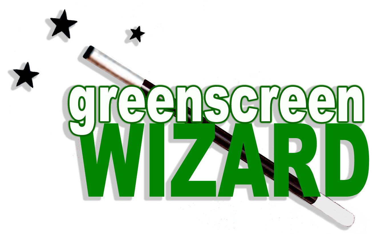 An Image Featuring A Magic Wand And Three Black Stars In The Background. In The Foreground, Large Green Text States &Quot;Green Screen Wizard Professional V14.0.&Quot; The Magic Wand Is Diagonally Placed, Touching The Letters, Showcasing The Greenscreen Wizard'S Upgraded Capability For Professional Use.